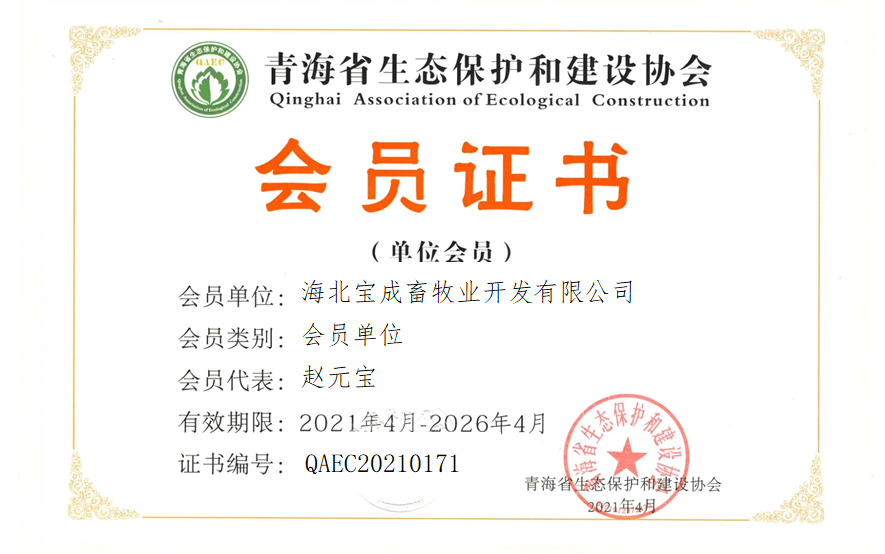 海北宝成畜牧业开发有限公司
